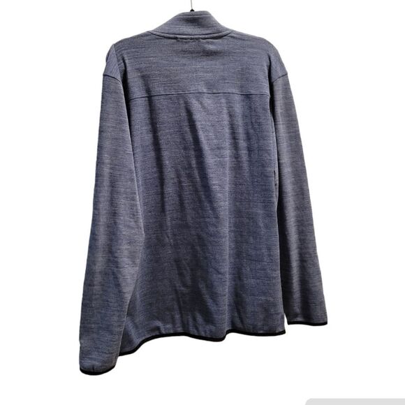 AVALANCHE Outdoor Supply Company 1/4 Zip Fleece Size XL Blue Pullover Men NWT - Picture 2 of 5